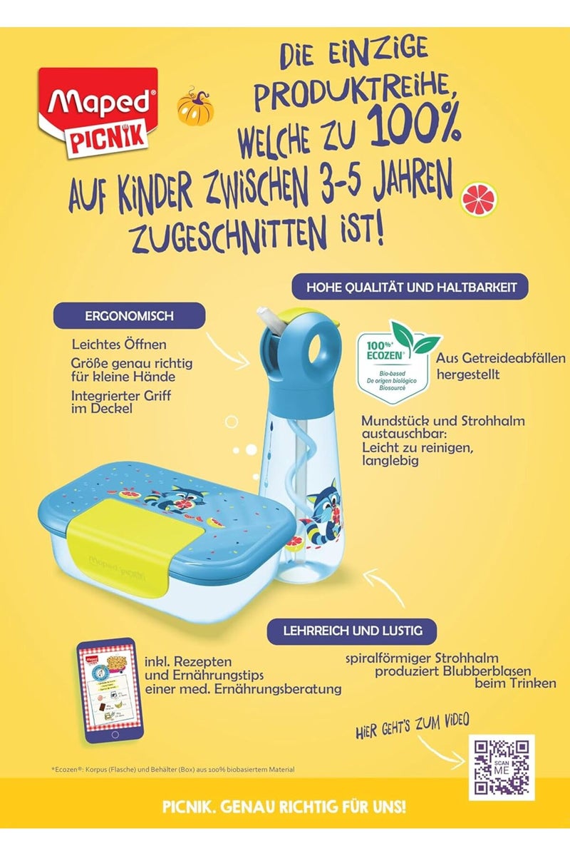Maped PICNIK Ecozen Food Container 900ml Miniz Raccoon - Image 4